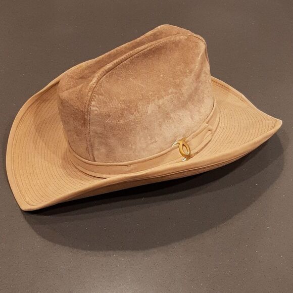 Resistol Vintage Western Self-Conforming Suede Cowboy Hat